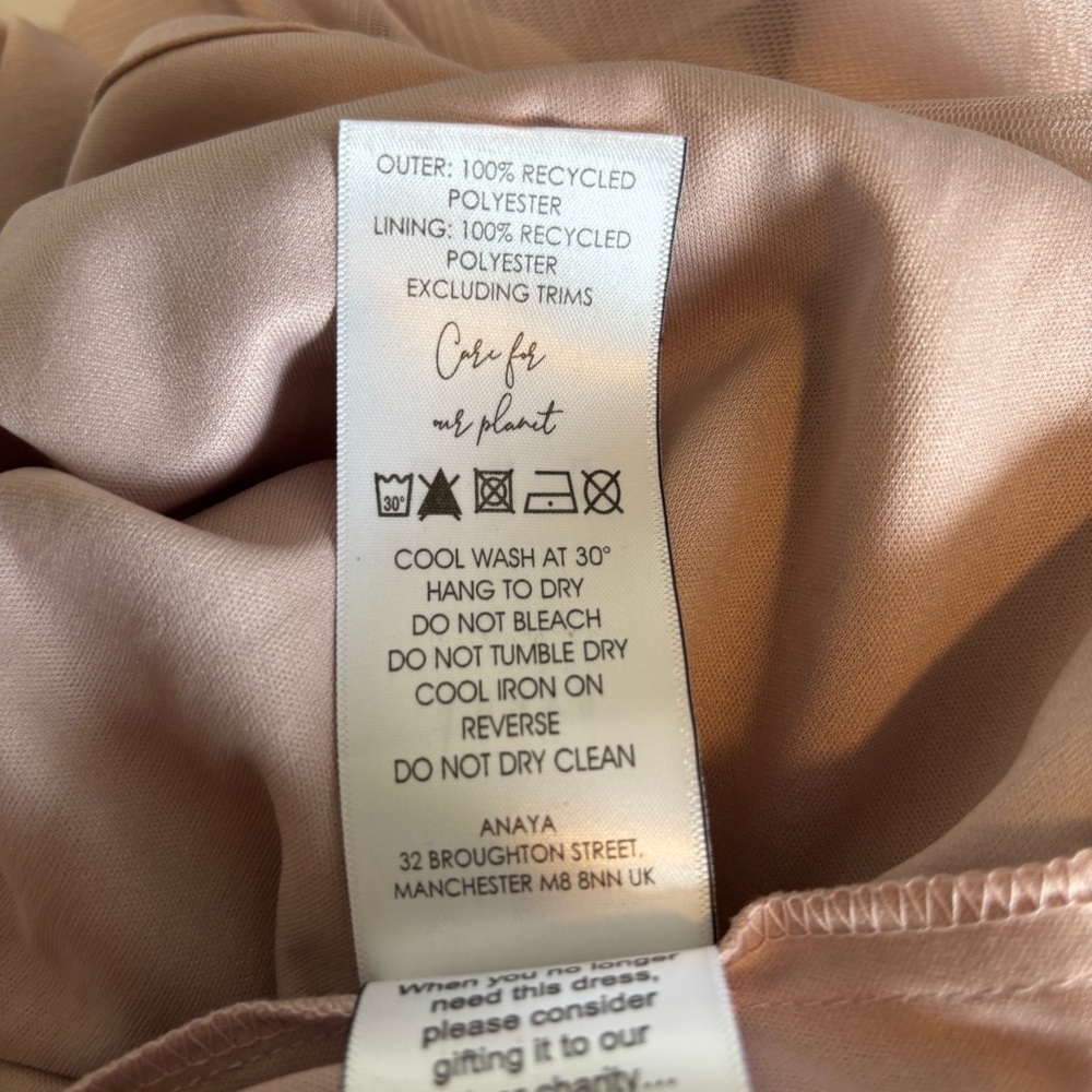 ASOS Anaya With Love pink Maxi Dress 12 NWT - Picture 13 of 13